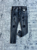 Calça Jeans Jogador com Respingos
