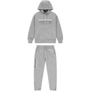 Conjunto Trapstar Chenille Decoded 2.0 Hoodie Grey/Ice Blue